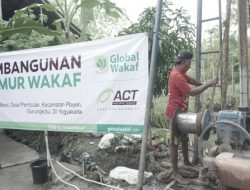 Atasi Kekeringan, Global Wakaf ACT DIY Bangun Sumur Wakaf di Gunungkidul