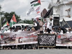 Aksi Solidaritas Umat Muslim di Dunia Digelar di Titik Nol Yogyakarta