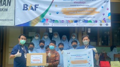 BAF Salurkan 25 Unit Laptop untuk 12 Sekolah di Indonesia