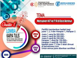 Lomba Menulis HUT ke-77 RI di Desa Berdaya Sampai 10 September 2022
