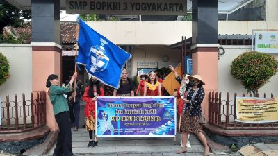 Peringati HUT Ke- 266 Kota Jogja, SMP BOPKRI 3 Wujudkan Kreativitas dalam Karnaval