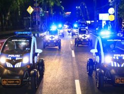 Gunakan Kendaraan Listrik, Polri dan TNI Bersinergi Patroli Amankan KTT G20 di Bali