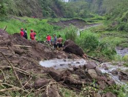 Jaringan Pipa PDAM Tirtamarta Terputus Akibat Tebing Longsor, Berikut Wilayah yang Terdampak