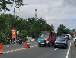 Guna Mengantisipasi Lakalantas, Jalan Wates Gamping Dipasangi Water Barier
