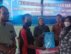 Melalui Program PUPM, Disnaker Sleman Selenggarakan Pelatihan Mekanik Sepeda Motor