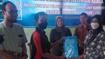Melalui Program PUPM, Disnaker Sleman Selenggarakan Pelatihan Mekanik Sepeda Motor