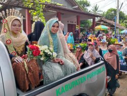 Mahar Satu Tusuk Sate Winong, Gelaran Nikah Bareng Unik Di Purworejo