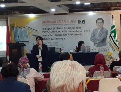 Konsultan Pajak Ikuti Seminar Terstruktur “E-Bupot Unifikasi”