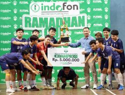 Serahkan Trofi Kejuaraan, Adit Setiawan: Turnamen Futsal Indofon Ramadhan Cup Jadi Agenda Tahunan