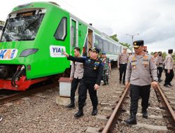 Polda DIY Pantau Kesiapan Jalur Rel Kereta Api Jelang Arus Mudik
