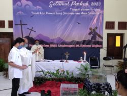 Paskahan Lingkungan Mateus Mejing : Damai bagi Sesama dan Alam Semesta