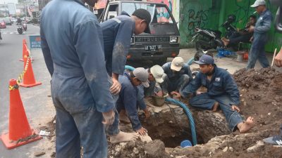 Suplai Air PDAM Tirtamarta Terjadi Gangguan, Dampak dari Perbaikan Kebocoran Pipa