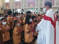 Usai Asesmen Sumatif, SD Santo Antonius 02 Banyumanik Gelar Misa Syukur dan Mohon Berkat
