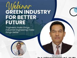 Webinar Prodi Teknik Industri ITY : “Green Industry for Better Future” 