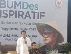 Cak Imin Hadiri Sosialisasi dan Dialog Penguatan BUMDes Inspiratif di Bantul