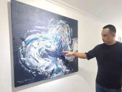 Melihat Makna Ketenangan Jiwa dalam Pameran Lukisan Abstrak di Jogja