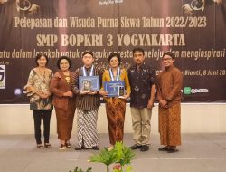Pelepasan dan Wisuda Purna Siswa SMP BOGA dengan Nuansa Budaya Jawa