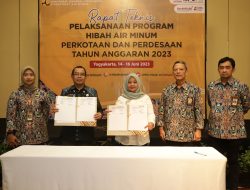 Pemkab Sleman Tandatangani Perjanjian Hibah Daerah Air Minum 2023