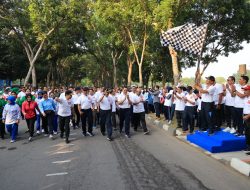 Peringati Hari Bhayangkara, Ribuan TNI-POLRI dan Masyarakat Jogja Olahraga Bareng