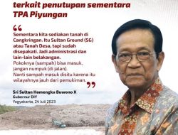 Sultan HB X Siapkan Lahan SG untuk Tampung Sampah Selama TPA Piyungan Tutup