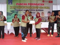 Pada Acara Puncak Hari Lingkungan Hidup Sedunia 2023, Bupati Sleman Ajak Warga Kurangi Plastik