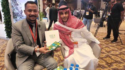 Hadir Di Gelaran G20 YEA di India, Adit Setiawan Kenalkan Produk Plafon PVC kepada Investor Arab Saudi