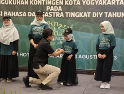 60 Kontingen Kota Yogyakarta pada Kompetisi Bahasa dan Sastra DIY 2023 Dikukuhkan