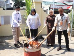 Barang Bukti Ganja dan Sabu Dimusnahkan