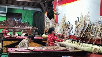 Meriahkan HUT Ke-78 RI, Kalurahan Argomulyo Suguhkan Potensi Budaya Dengan Tampilkan Dalang Cilik