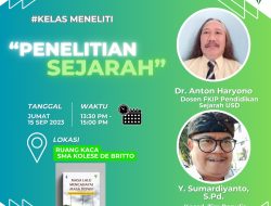 Kelas Meneliti SMA Kolese De Britto Membahas Penelitian Sejarah