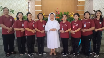 Sederhana Namun Penuh Makna, SD Marsudirini St. Theresia Boro Gelar Perayaan Pesta Nama Santa Theresia