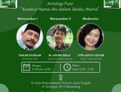 Satupena Jateng Bedah Buku ‘Kusebut Nama-Mu dalam Seribu Warna’
