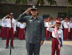 Wabup Sleman Akui Nostalgia Saat Jadi Pembina Upacada di SDN Denggung