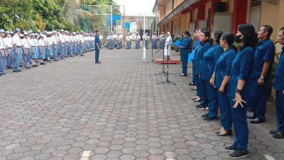 Dimeriahkan Pemilihan Guru dan Karyawan Teladan, SMK St. Fransiskus Semarang Gelar Peringatan HGN 2023