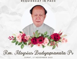 Romo Aloysius Budyapranata Pr Meninggal, Wariskan Banyak Buku