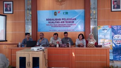 Angka Parameter Total Coliform Air Tanah Mengkhawatirkan, PDAM Tirtamarta Gelar Sosilasisasi Air Minum di Danurejan