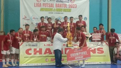 Sempat Tertunda Alasan Teknik, Liga Futsal Bantul Kembali Digelar di Tahun 2023