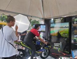 Puluhan Anak Muda Ikut Ramaikan Gelaran Simulator MotoGP di Jogja