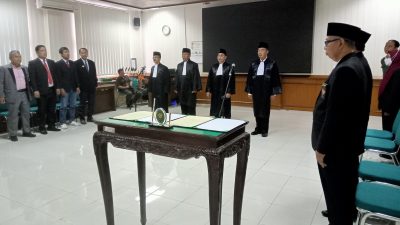 Usai Mendapatkan Penyegaran mengenai Layanan E-Court, 4 Advokat dari KAI Disumpah di Pengadilan Tinggi Yogyakarta