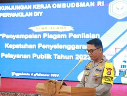 *Pelayanan Publik Menjadi Prioritas yang Wajib Diperhatikan oleh Seluruh Personel Polda DIY