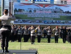 Polda DIY Gelar Apel Pergeseran Pasukan