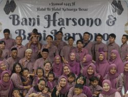 Dihadiri oleh Ibu Berusia 93 Tahun hingga Balita, Acara ‘Halal Bi Halal’ Keluarga Besar Bani Harsono Siswosudarmo dan Keluarga Besar Bani Haryono