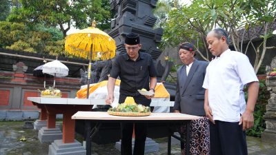 Guna Mewujudkan Sleman Rumah Bersama, Wakil Bupati Sleman Hadiri Doa Syukur Umat Hindu