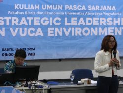 Prodi MAKSI dan MM FBE UAJY Gelar Kuliah Umum: Kepemimpinan dan Lingkungan Bisnis