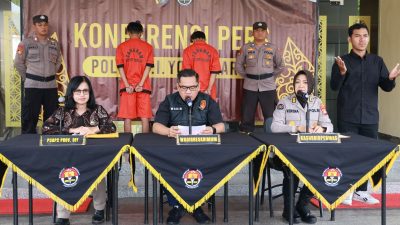 Polda DIY Gelar Konferensi Pers, Penanganan Kasus Persetubuhan dan Perbuatan Cabul terhadap Anak