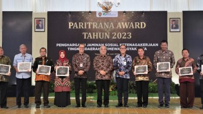 Paritrana Award 2023 DIY: Pemkot Jogja Raih Terbaik I Pemda, Berikut Peserta Peraih Award Lainnya