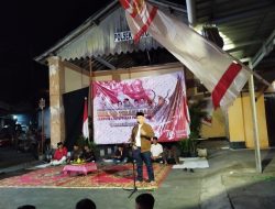 Sederhana Namun Sarat Makna, Malam Tirakatan Warga Kampung Suryoputran Menyambut HUT Ke-79 RI