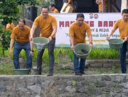 Kebersamaan Polda DIY Dengan Media Dalam Media Gathering Dengan Tema “Pemilu Aman, Penak Golek Pangan”