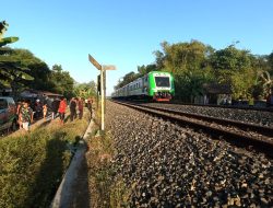Seorang Lansia Warga Sleman Tewas Tersambar KA Mataraman