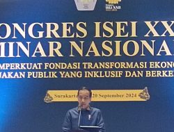 Kongres ISEI XII 2024, Presiden Harapkan ISEI Susun Strategi yang Taktis dan Detail